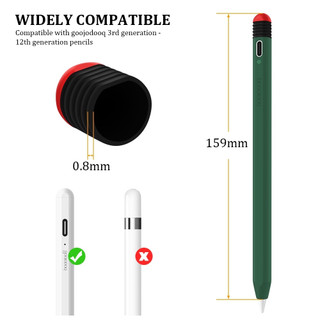 Hộp bút GOOJODOQ Cổng Type-C cho ipad Vỏ bảo vệ Vỏ bút cảm ứng Áp dụng cho ipad Pencil 2 và goojodoq 3th 9th 10th 11th