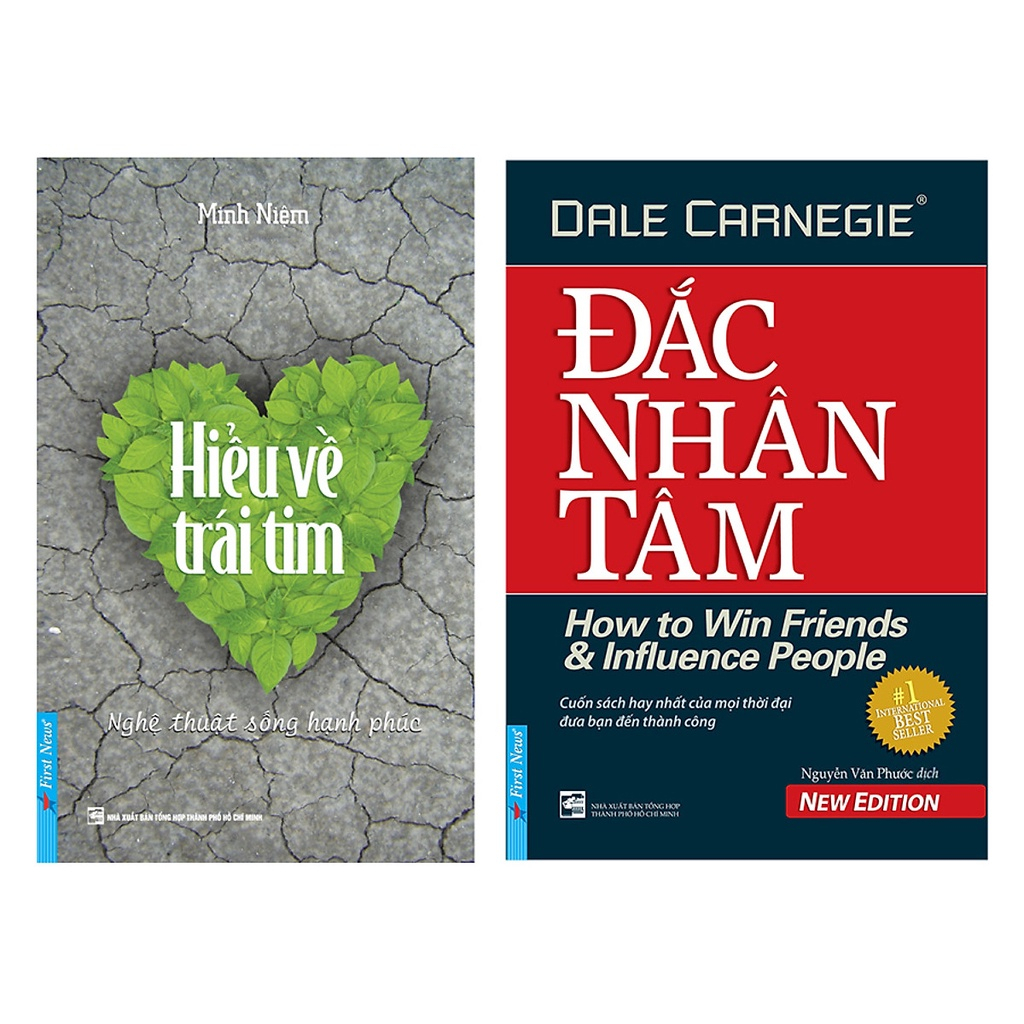Sách - Combo Hiểu Về Trái Tim + Đắc Nhân Tâm (khổ lớn) - First News