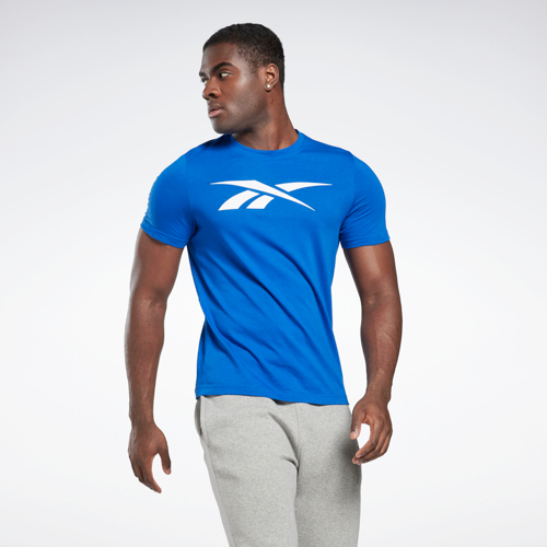 Reebok TRAINING Áo thun Tập luyện Nam Gs Vector Màu xanh dương HI6295