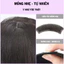 Tóc Giả Chữ U Ombre Xoăn Light Ghi Khói, Tóc Giả U Nửa Đầu Cao Cấp Qiqishop