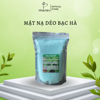 (Chính Hãng) Gói 1000gr Mặt Nạ Dẻo Bạc Hà Pinkmia Handmade Dùng Cho Da Dầu, Da Mụn