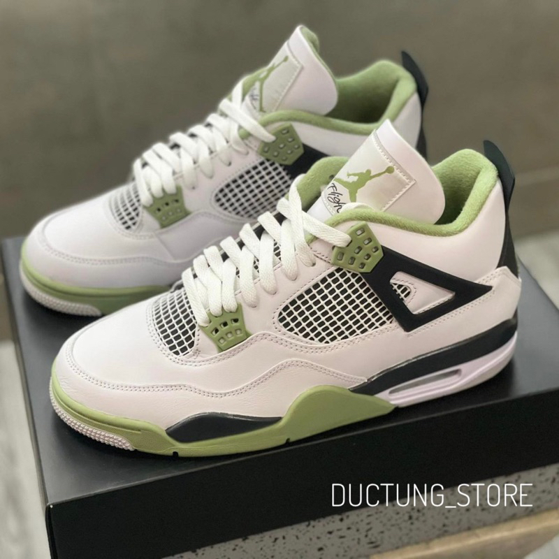 GIÀY JD4 RETRO SEAFOAM WHITE GREEN BLACK LAI AU DÀNH CHO NAM NỮ [ FULL ...