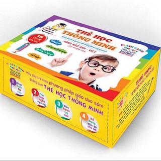 Bộ thẻ thông minh 16 chủ đề 416 thẻ song ngữ Anh Việt