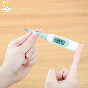 Nhiệt kế điện tử cho bé Moaz Bébé Mb-040, nhiệt kế đo nhiệt kẹp nách màn Led