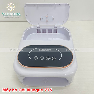 [XẢ KHO - GIAO HỎA TỐC] Máy hơ gel tích hợp khử trùng dụng cụ Blueque V16, máy hơ móng tay, nail 148w, 42 đèn led