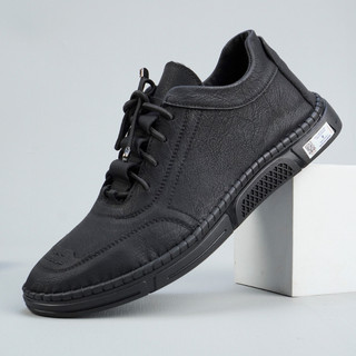 [ NEAN SHOES ] Giày Sneaker Nam Cổ Lửng Da Cao Cấp Đế Cao Su Đúc Chống Trượt 2 Màu Đen Nâu