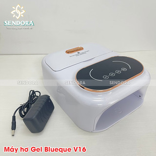 [XẢ KHO - GIAO HỎA TỐC] Máy hơ gel tích hợp khử trùng dụng cụ Blueque V16, máy hơ móng tay, nail 148w, 42 đèn led
