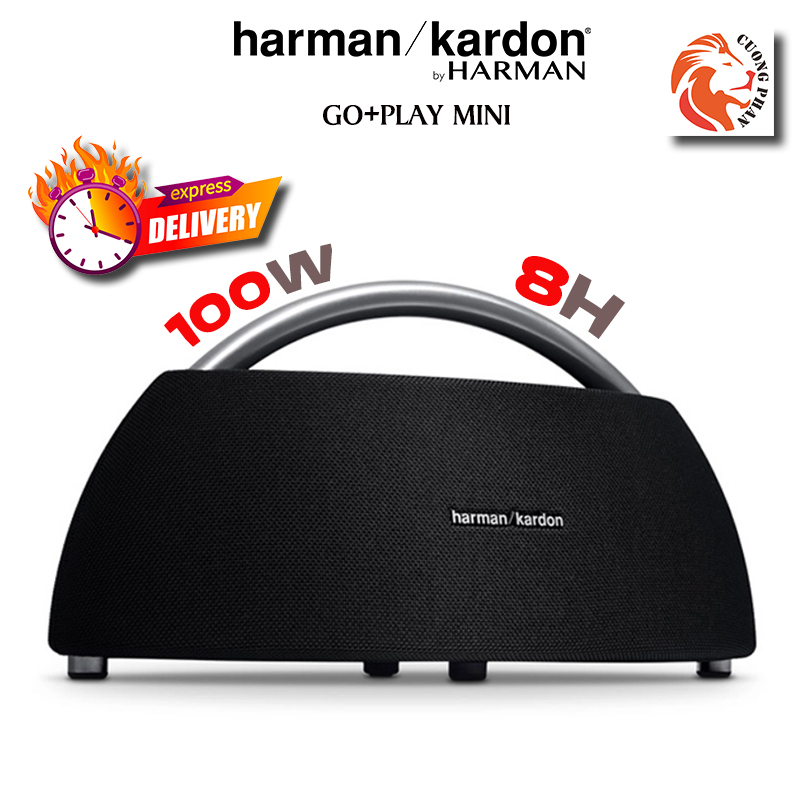 Loa Bluetooth Harman Kardon GO PLAY MINI - Go+Play Mini - Công Suất Mạnh Mẽ 100W - Hàng Chính Hãng PGI