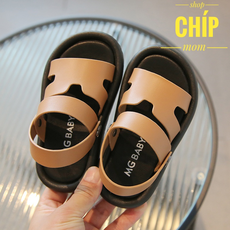 sandal bé trai dép lê cho bé gái siêu nhẹ cho bé trừ 1 tuổi dễ đi MG BABY full hộp đi học đi chơi mẫu mới nhất năm V130