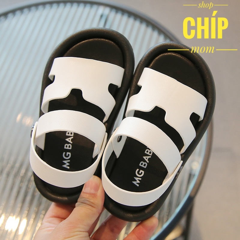 sandal bé trai dép lê cho bé gái siêu nhẹ cho bé trừ 1 tuổi dễ đi MG BABY full hộp đi học đi chơi mẫu mới nhất năm V130