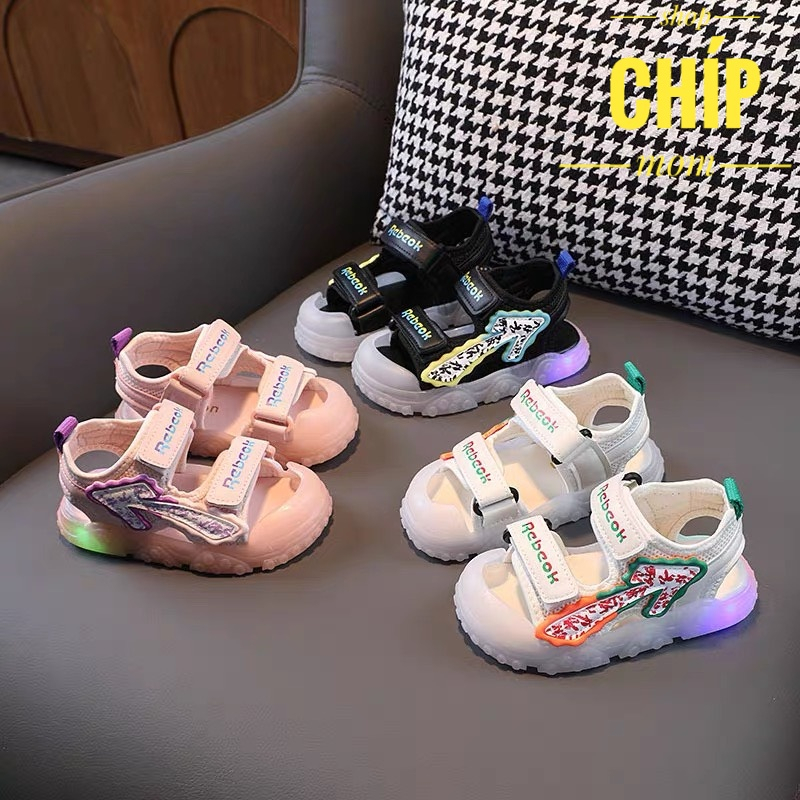 sandal (thanh lýđèn bé gái dép quai hậu cho bé trai có chỗng vấp bảo vệ chân quai ngang vải êm chân thấm mồ hôi QCCC 168