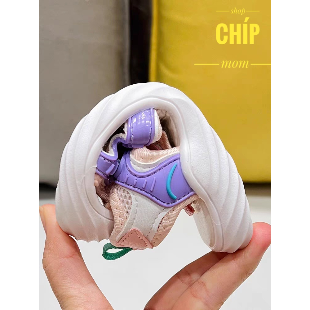 sandal bé trai dép quai hậu cho bé gái rọ bảo vệ chân cho bé trừ 1 tuổi quai vải khóa vặn hot tiện lợi đế êm 691