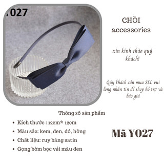 Bờm tóc nơ ruy băng đáng yêu dễ phối đồ Chồi accessories phong cách nhẹ nhàng - Y027