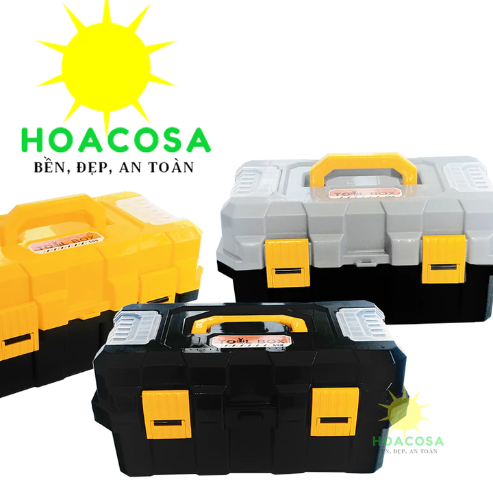 Hộp Đựng Dụng Cụ, Đồ Nghề Đại CAO CẤP Nhựa Hiệp Thành- Cứng Cáp, Dày Dặn, Bền Lâu, Tiện Dụng- Đồ Gia Dụng Hoacosa.