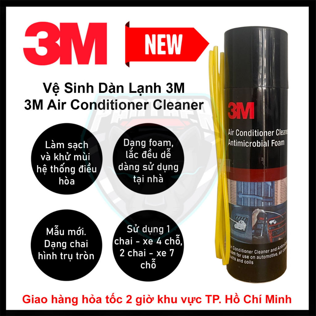 [CHÍNH HÃNG 3M] Dung Dịch Vệ Sinh Dàn Lạnh Ô Tô 3M Air Conditioner