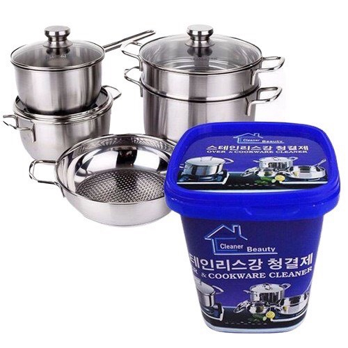 Kem tẩy rửa xoong - tẩy rửa nồi đa năng Hàn Quốc - chà xoong - chà nồi