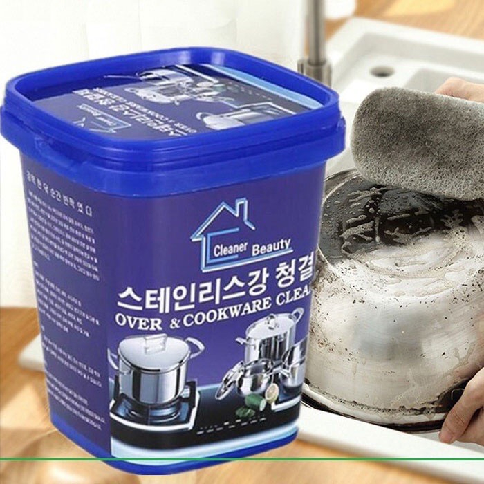 Kem tẩy rửa xoong - tẩy rửa nồi đa năng Hàn Quốc - chà xoong - chà nồi