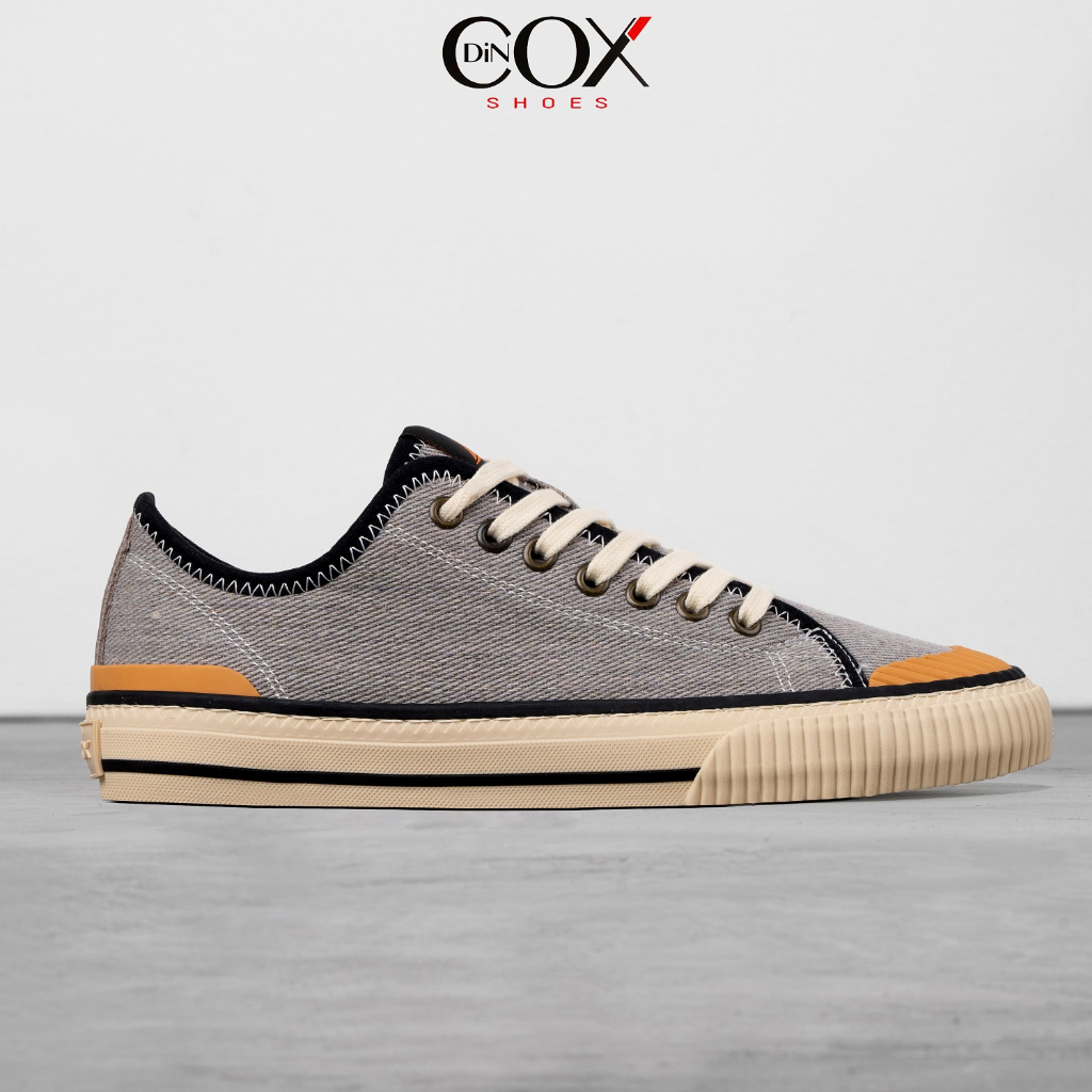 [Mã BMLTA35 giảm đến 35K đơn 99K] Giày Sneaker Vải Nam DINCOX D21 Ấn Tượng Grey Wash