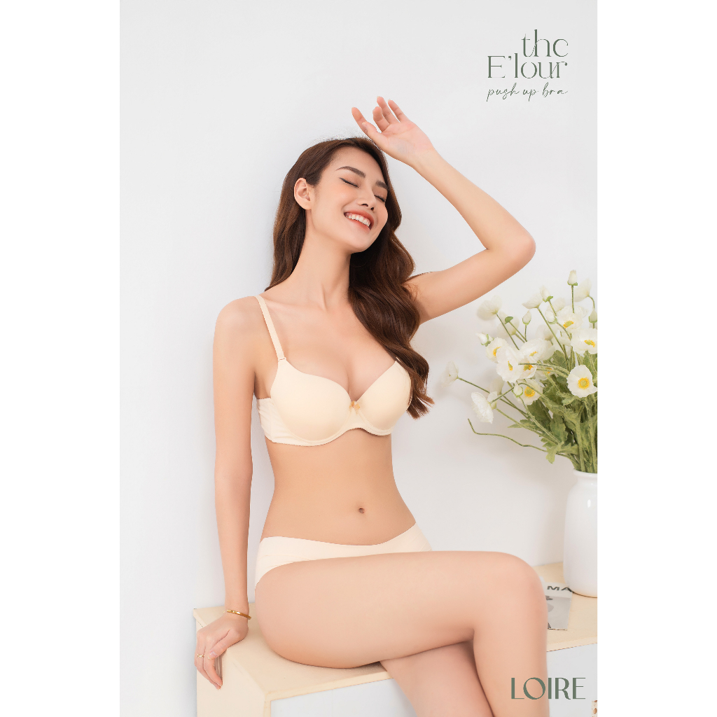 Áo Lót Có Gọng Nâng Đẩy Đệm Dày 3 Cm Siêu Nâng Đẩy Loirechic BRPU88