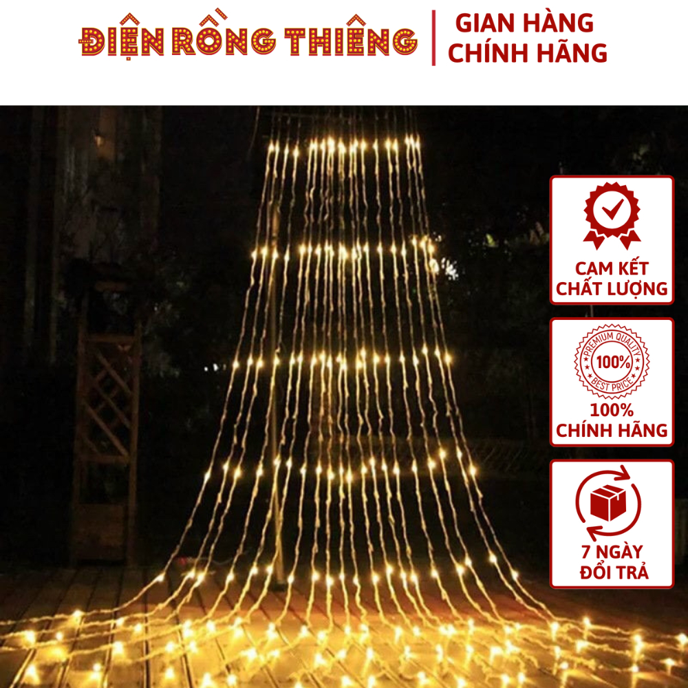 Bộ Đèn Led Thả Rèm Mưa Rơi - Thác Nước - Đèn Nháy Thả Mành, Trang Trí ...