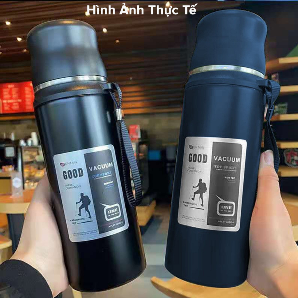 Ảnh Bình Giữ Nhiệt Good 800-1000ML Thể Thao 12 Tiếng Làm Từ Inox 304 An Toàn Tuyệt Đối Chọn Màu Có Nút Nhấn Hãng Amalife 2
