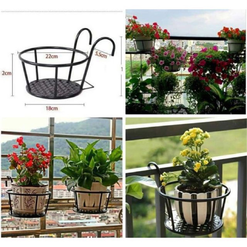 Giỏ Sắt Tròn Treo Chậu Hoa Ban Công Hàng Loại 1 ( Hàng Loại 1 ) siêu đẹp