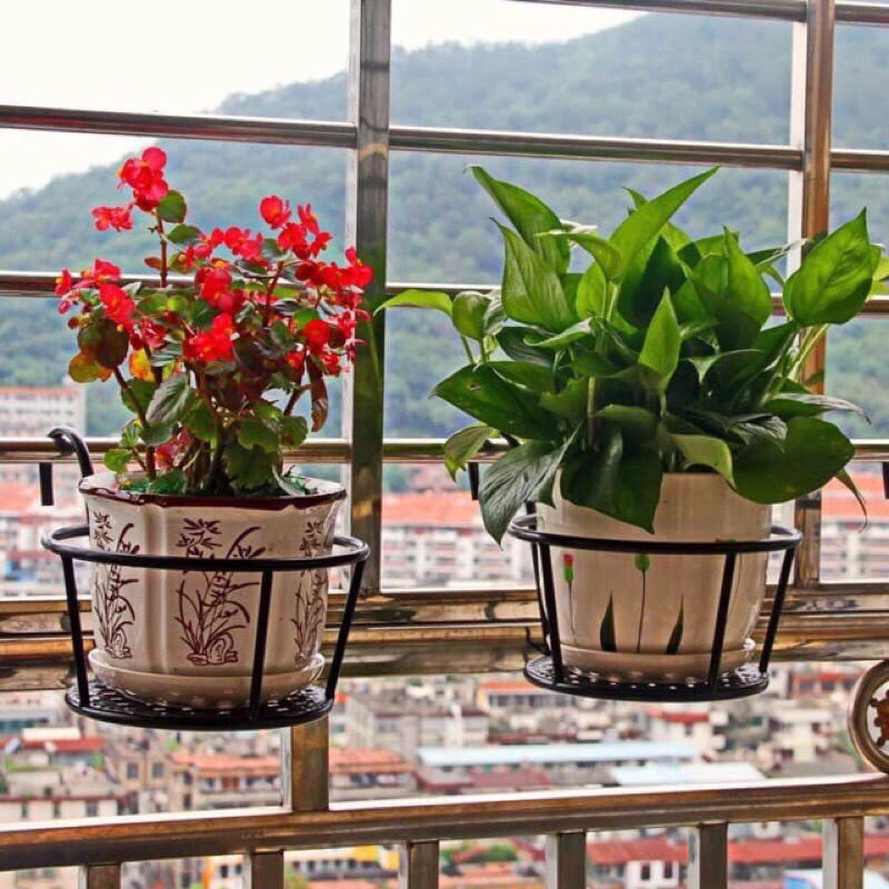 Giỏ Sắt Tròn Treo Chậu Hoa Ban Công Hàng Loại 1 ( Hàng Loại 1 ) siêu đẹp