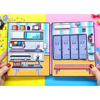 Sổ tay lớp học của Toca Boca - Búp bê giấy