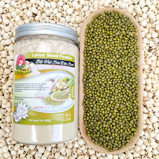 Bột Hạt Sen Đậu Xanh nguyên chất Senfarm - giúp ngủ ngon, thanh nhiệt