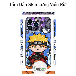 Tấm dán Skin Mặt Sau Naruto MS01 FULL VIỀN 14 pro max , 13 pro max , 12 pro max , 11 pro max , xs max - FukiShop