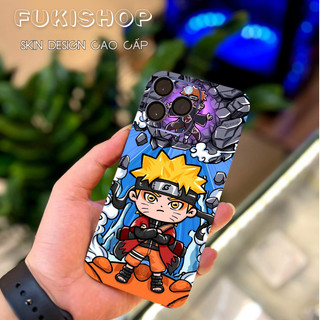 Tấm dán Skin Mặt Sau Naruto MS01 FULL VIỀN 14 pro max , 13 pro max , 12 pro max , 11 pro max , xs max - FukiShop