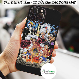 Tấm dán Skin Mặt Sau One Piece MS05 FULL VIỀN 14 pro max , 13 pro max , 12 pro max , 11 pro max , xs max - FukiShop