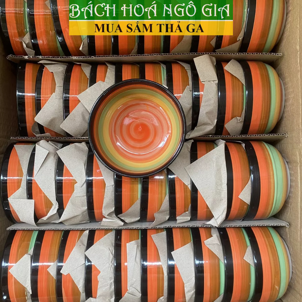 Chén gốm sứ Cầu Vồng đường kính 11,5cm dùng ăn cơm, ăn canh | Shopee ...