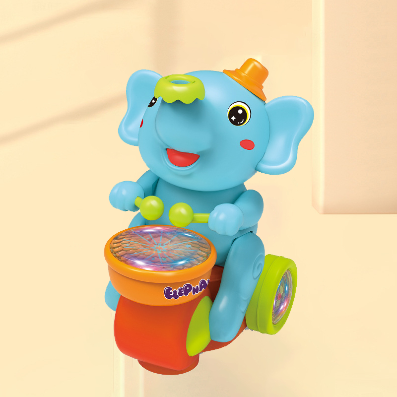 Product image Đồ Chơi Chú Voi Đánh Trống Thổi Bóng Có Kèm Nhạc Vui Nhộn Cho Bé 3
