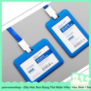 [Sẵn VN - Hỏa Tốc] Dây Móc Bao Đựng Thẻ Nhân Viên / Học Sinh / Sinh Viên Nhựa PC Phong Cách Đơn Giản Tinh Tế