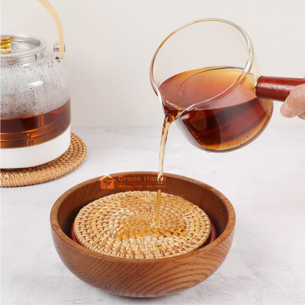 Lót Ly Lót Nồi Bằng Mây Tre Đan Hàng Thủ Công Mỹ Nghệ Xuất Khẩu