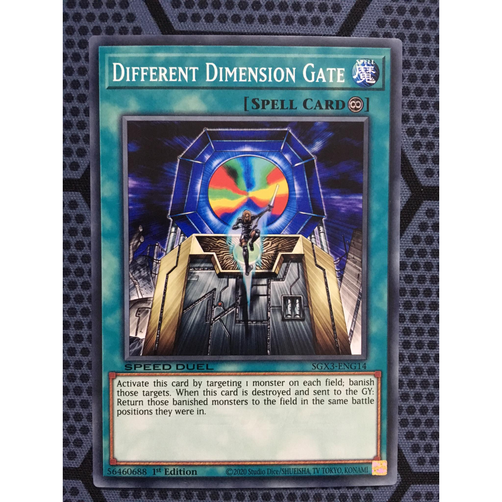 Bài yugioh speed duel Different Dimension Gate SGX3ENG14 Common