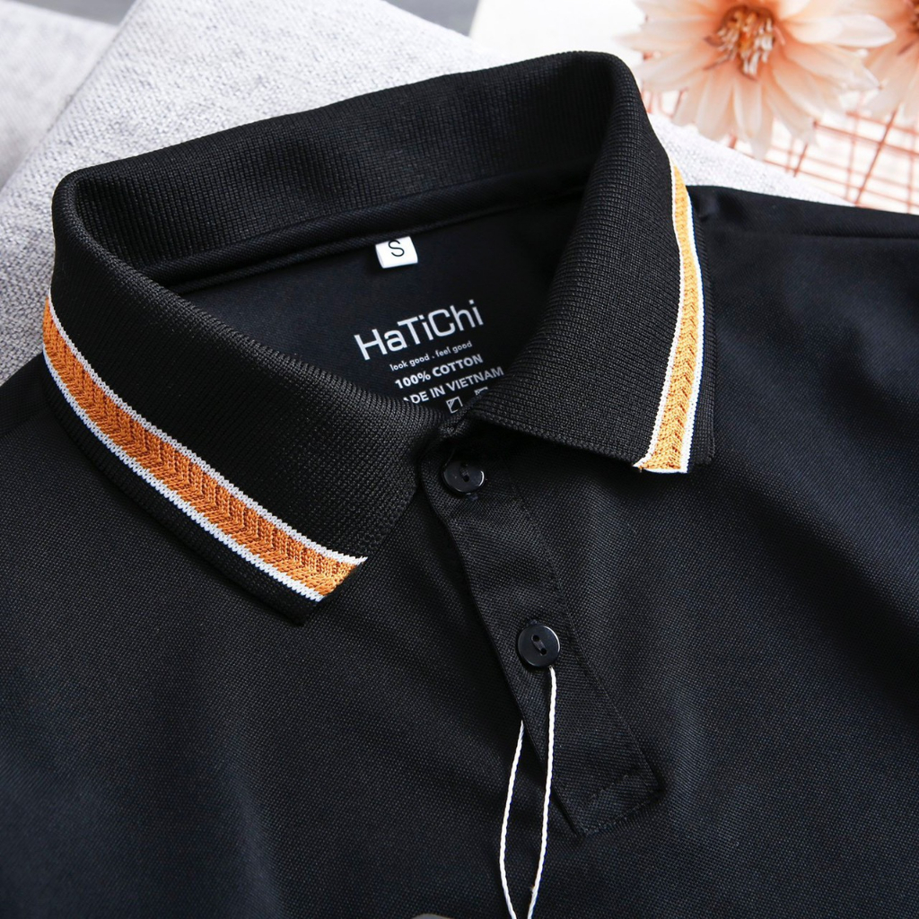 Áo thun polo nam nữ phối viền , áo phông ngắn tay có cổ bẻ phong cách thể thao mẫu mới nhất 2023 chất vải cotton cá xấu