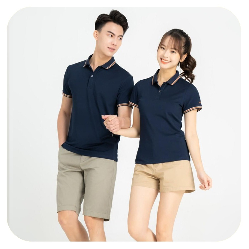 Áo thun polo nam nữ phối viền , áo phông ngắn tay có cổ bẻ phong cách thể thao mẫu mới nhất 2023 chất vải cotton cá xấu
