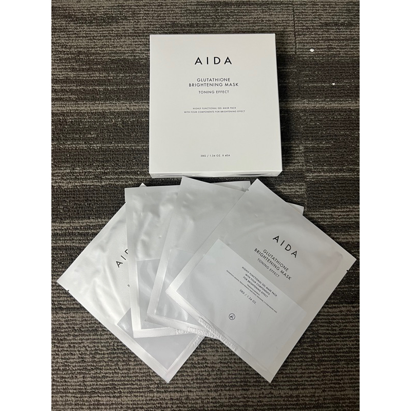 aida glutathione mask AIDA Glutathione brightening whitening mask pack