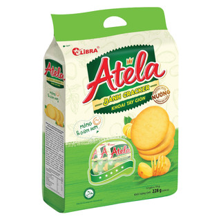 Bánh Quy Cracker Atela Vị Khoai Tây Giòn Túi 228G