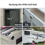 Ổ khóa vân tay thông minh cao cấp Khóa Tủ, Ngăn Kéo Vân tay, Bluetooth 3 chức năng cho ngăn kéo tủ văn phòng 30mm — ảnh 7