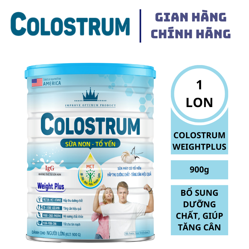 Thực phẩm bổ sung Colostrum Weight Plus hỗ trợ tăng cân | Shopee Việt Nam