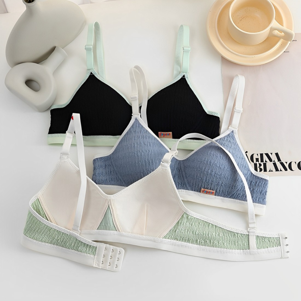 Áo Ngực Không Gọng Đệm Mỏng Nâng Ngực Thoải Mái Eva Bra 818