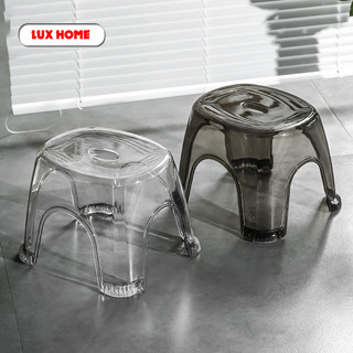 Ghế đẩu nhựa chống trượt chất liệu nhựa Acrylic trong suốt dùng trong gia đình