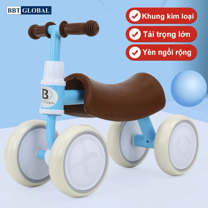 Ảnh Xe chòi chân cho bé 1 tuổi BBT Global, khung kim loại chắc chắn , bảo hành 1 năm 1
