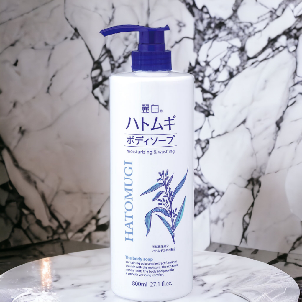 Sữa Tắm Trắng Trắng Mịn Da Chiết Xuất Từ Hạt Ý Dĩ Reihaku Hatomugi Body Soap (Chai 800mL)