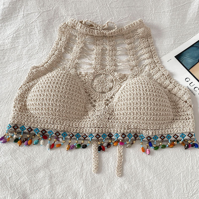 Áo cropptop tuarua đi biển thời trang nữ
