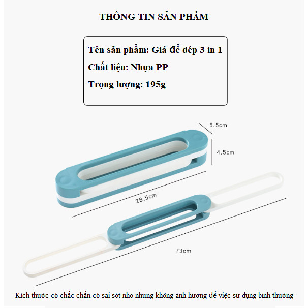 Giá Để Dép Trong Phòng Tắm, Nhà Vệ Sinh Tiện Lợi Gọn Gàng
