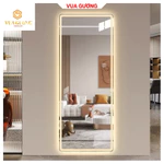 Gương toàn thân chữ nhật VUA GƯƠNG treo phòng ngủ,nhà tắm, cửa hàng có đèn led cảm ứng cao cấp (Full phụ kiện) — ảnh 1